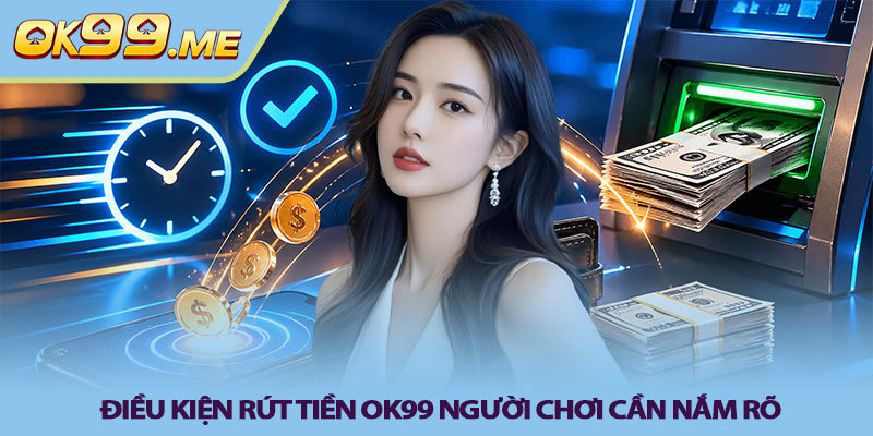 Điều kiện rút tiền OK99 người chơi cần nắm rõ